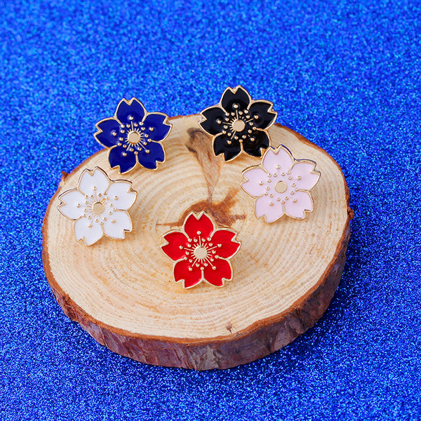 Kawaii Sakura Brooch - Adorable Accessory for Clothes and Bags