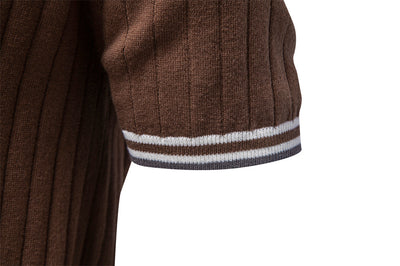 Polo Ejecutivo Bicolor de Manga Corta para Hombre - Image 18