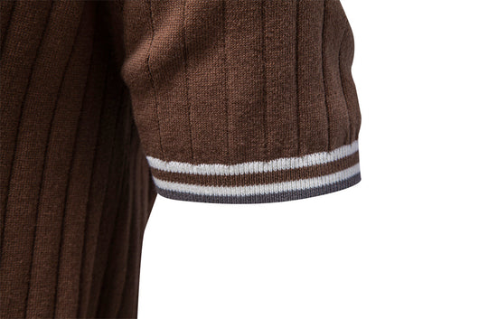Polo Ejecutivo Bicolor de Manga Corta para Hombre - Image 18