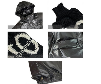 Chaqueta de Algodón con Cierre Medio para Mujer - Abrigo Corto de Invierno - Image 11