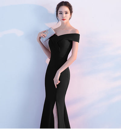 Vestido de Fiesta Elegante con Hombros Descubiertos y Falda Sirena - Image 23