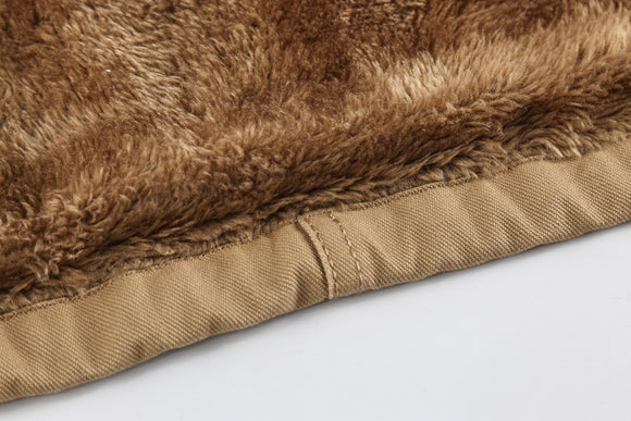 Chaqueta Acolchada Multi-bolsillos Premium Terciopelo Grueso