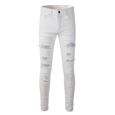Jeans Rotos Diamante High Street con Elastano para Hombre - Image 4