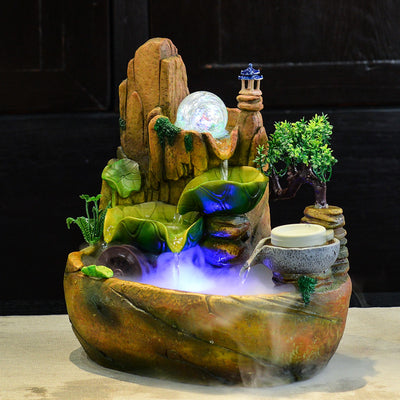 Fuente Feng Shui Rueda de la Fortuna para Atracción de Abundancia - Image 6