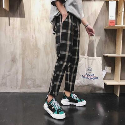 Pantalones Cuadros Retro para Primavera y Otoño - Image 11