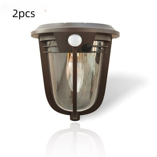 Lámpara Solar de Pared Estilo Europeo Retro para Patios y Jardines - Image 4