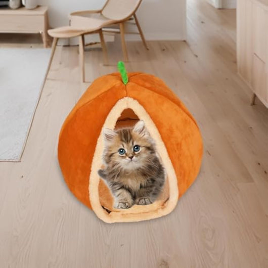 Cama Cueva para Gatos y Perros - Nido Acogedor Tipo Calabaza - Image 5