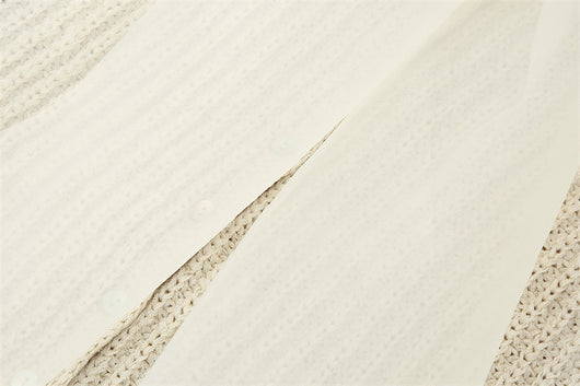 Abrigo Tejido con Moño Organza Transparente en Colores Sólidos - Image 19