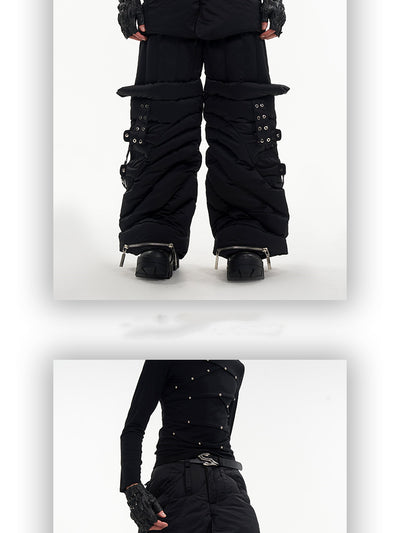 Pantalones Casuales de Invierno para Hombre con Piernas Acolchadas y Reforzadas - Image 3