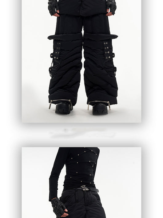 Pantalones Casuales de Invierno para Hombre con Piernas Acolchadas y Reforzadas - Image 3