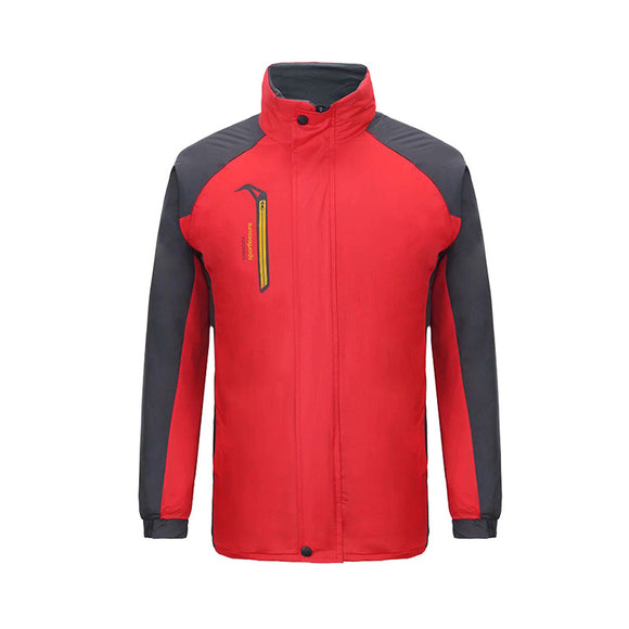 Chaqueta Impermeable Térmica Unisex con Forro Polar para Invierno