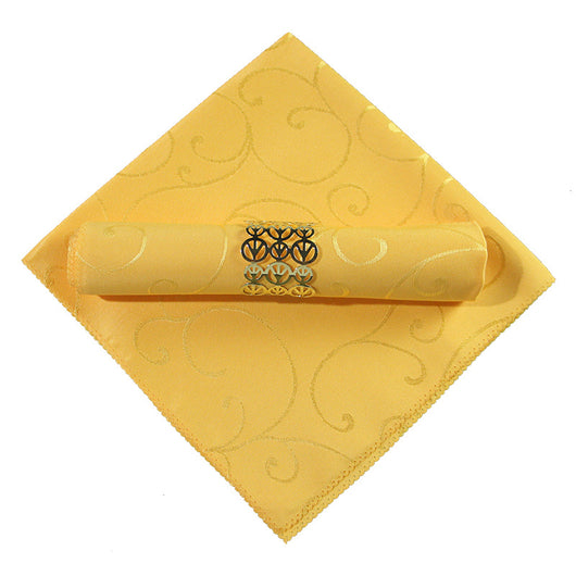 Mantel Cuadrado Plegable con Bordado Decorativo - Image 30
