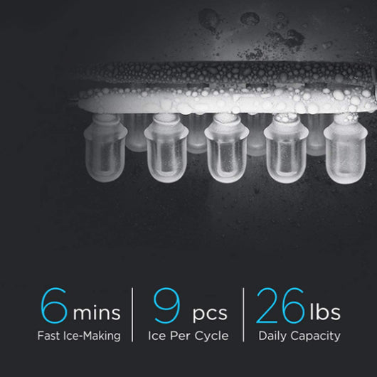Máquina de Hielo Automática de Escritorio con Dispensador de Agua - Image 5
