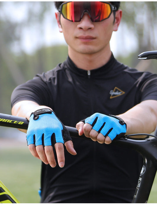 Guantes de Ciclismo Transpirables Antideslizantes de Medio Dedo - Image 13
