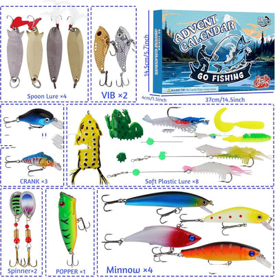 Calendario Adviento Pesca: Set Completo de Equipamiento - Image 3