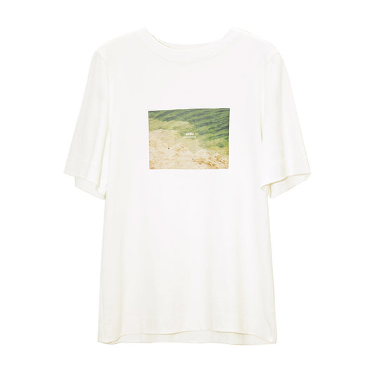Playera de Algodón con Estampado de Pintura Artística para Mujer - Image 5