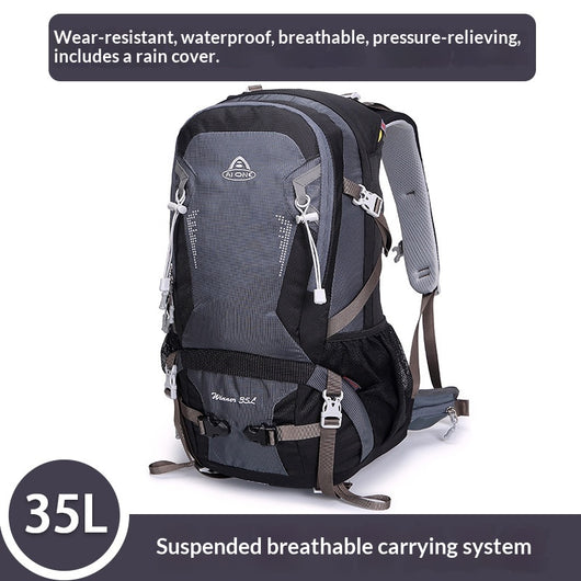 Mochila de Senderismo 35L Ultra Ligera - Tela Oxford Resistente Unisex - Image 7