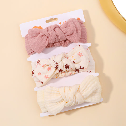 Set de 3 Diademas Infantiles con Moños Otoño - Image 7
