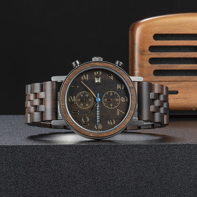 Reloj de Madera y Cuarzo Resistente al Agua - Estilo Ejecutivo - Image 23