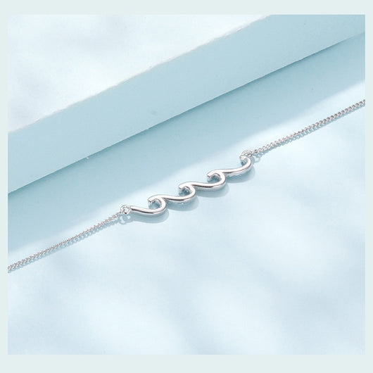 Pulsera Tobillera de Plata Esterlina S925 Azul HAILANG - Image 14