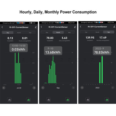 Medidor Inteligente WIFI Graffiti con Transformador de Corriente - Image 4