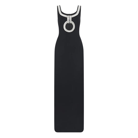 Tirantes Premium con Diamantes y Escote Decorativo