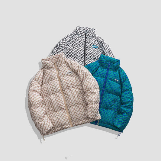 Chaqueta Urbana de Corte Holgado y Cuello Alto