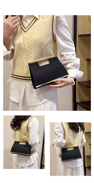 Bolso Mensajero Brillante para Mujer con Asa de Mano - Image 29