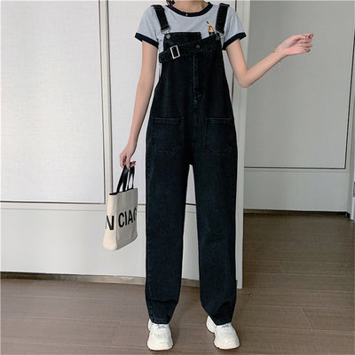 Jeans Sueltos Retro Estilo Hong Kong con Bolsillos Grandes para Mujer - Image 14