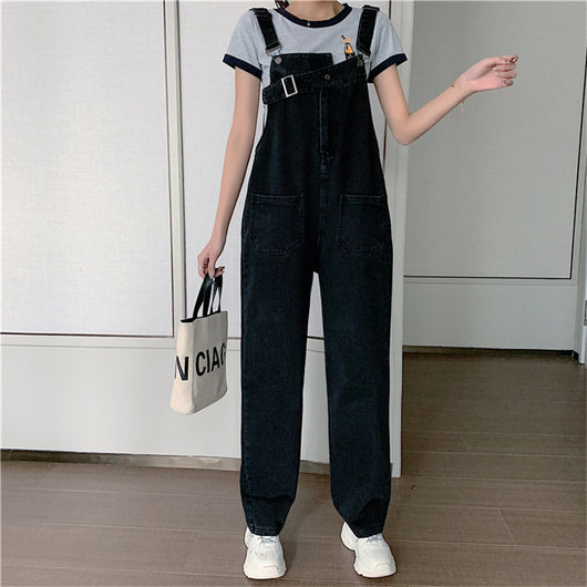 Jeans Sueltos Retro Estilo Hong Kong con Bolsillos Grandes para Mujer - Image 14