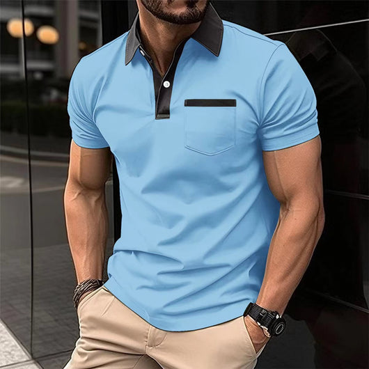 Polo Slim Fit con Bolsillo de Solapa para Hombre - Image 7
