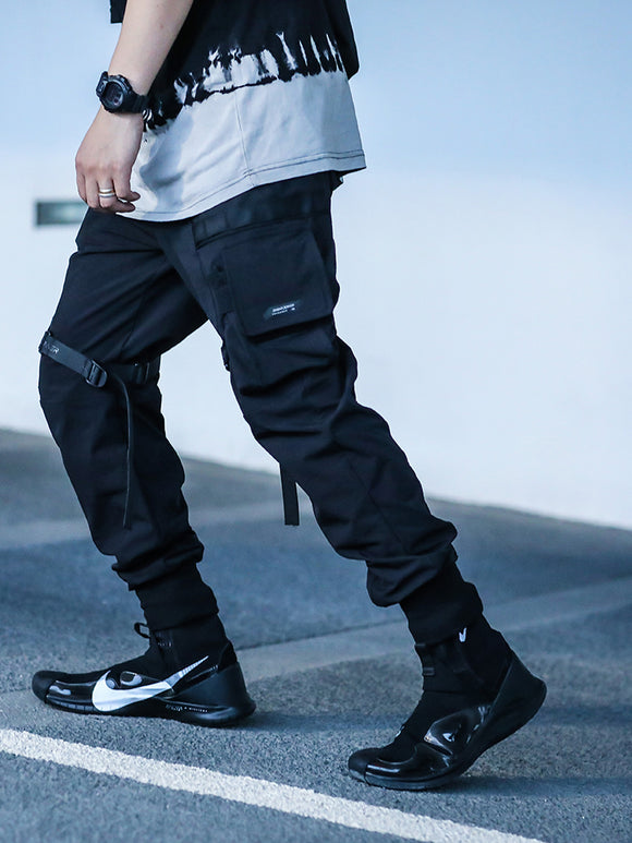 Pantalones Casuales Funcionales Overol Holgado