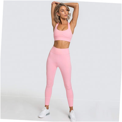 Conjunto Deportivo de Yoga en Colores Puros - Image 6