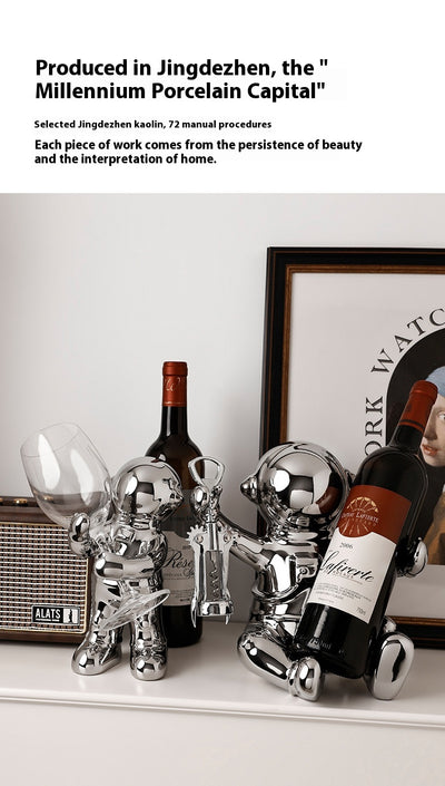 Mueble Astronauta para Vinos - Gabinete TV Decorativo Multifuncional - Image 22