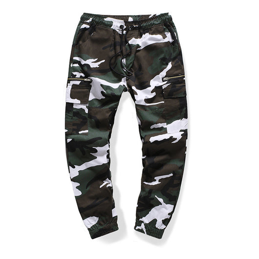 Pantalones Cargo Tácticos con Cierre y Camuflaje - Image 7
