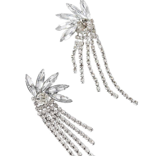 Aretes Largos Superpuestos en Capas con Borlas - Image 5