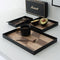 Bandeja Decorativa de Hierro Forjado y Madera