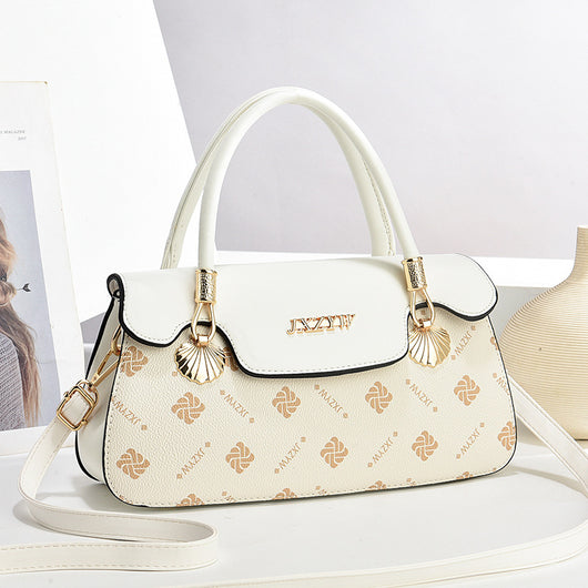 Bolso de Mano Vintage con Estampado de Letras - Bolsa Casual Crossbody para Mujer - Image 5