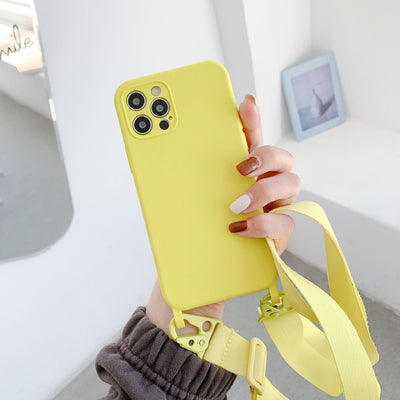 Funda Messenger de Silicona Líquida con Correa para Teléfono - Image 2