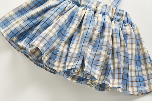Conjunto Falda Plisada Estilo Preppy para Niña - Image 4