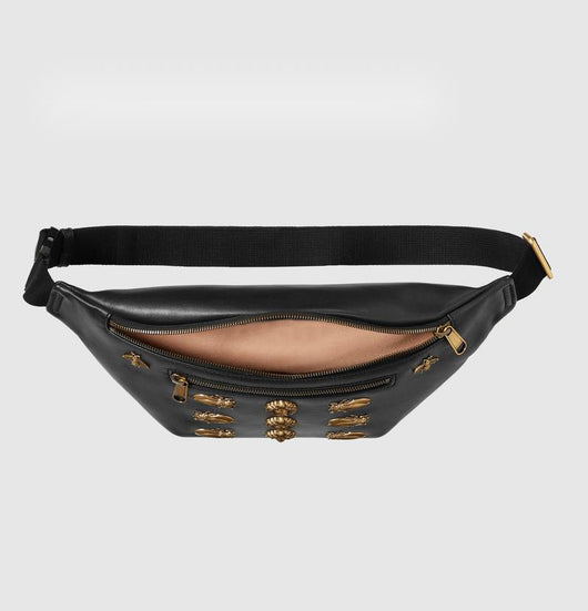 Riñonera de Cuero con Detalles Metalizados - Image 12