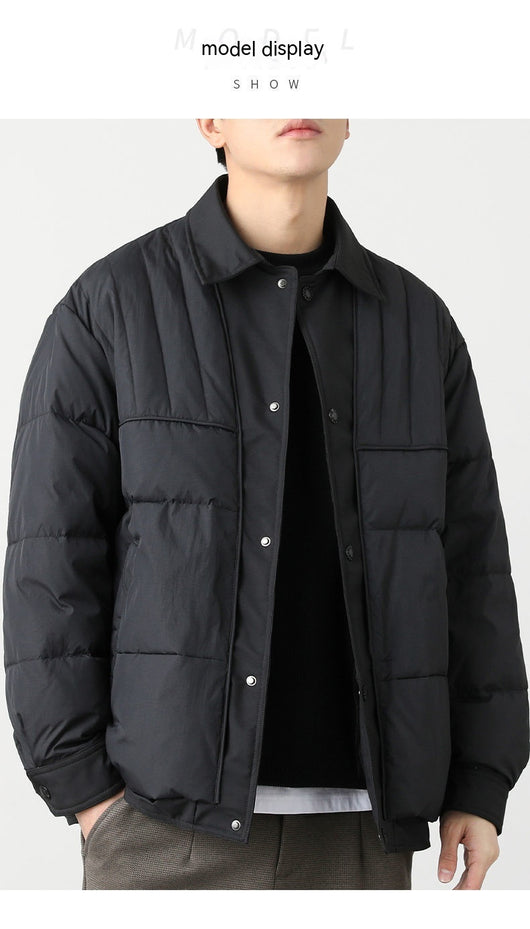 Chaqueta de Plumas Ligera para Hombre - Casual y Versátil - Image 10