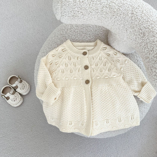 Cardigan Tejido Calado para Bebé y Niños - Image 17