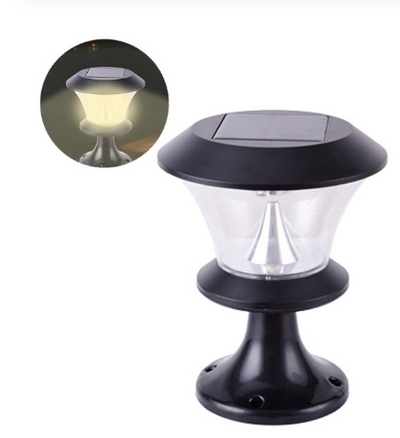 Faro Solar Redondo con 8 LEDs para Columnas - Image 14