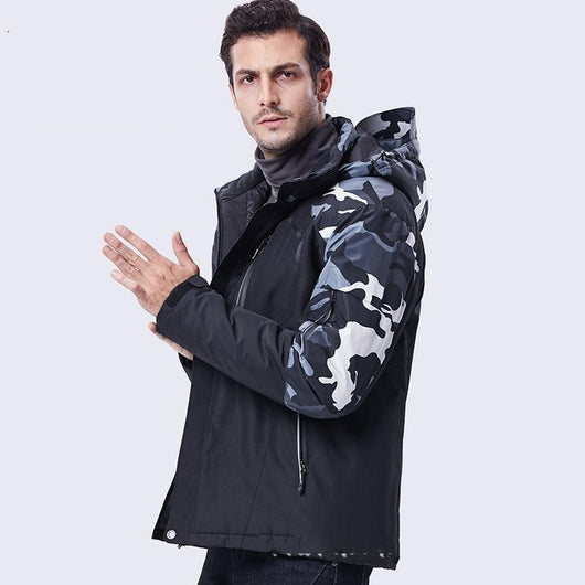 Chaqueta Calefactable con USB para Hombre, Sudadera de Esquí - Image 21