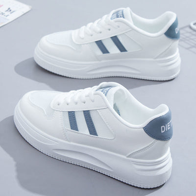 Tenis Blancos de Cuero para Mujer - Estilo Casual Deportivo Versátil - Image 7