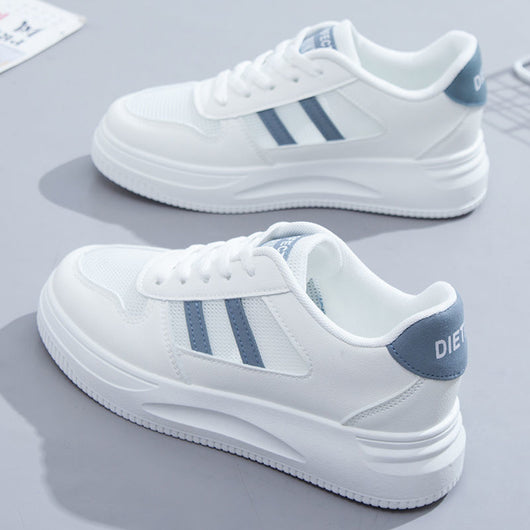 Tenis Blancos de Cuero para Mujer - Estilo Casual Deportivo Versátil - Image 7