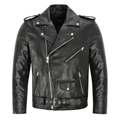 Chaqueta de Cuero para Motociclista - Estilo Clásico y Protección - Image 9