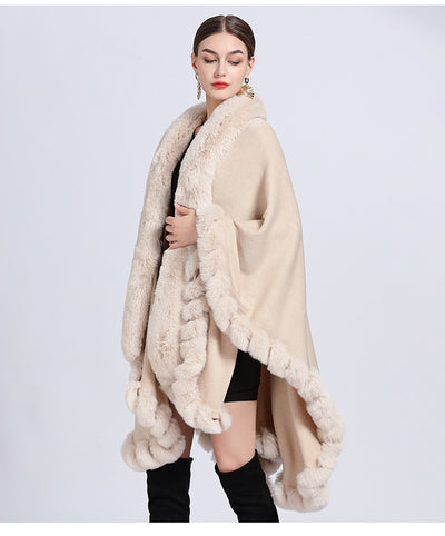 Cardigan Oversized con Cuello de Conejo - Abrigo Tejido Irregular Holgado - Image 34