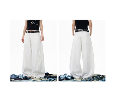 Pantalones Casuales de Verano Blancos Unisex Estilo Americano - Image 19